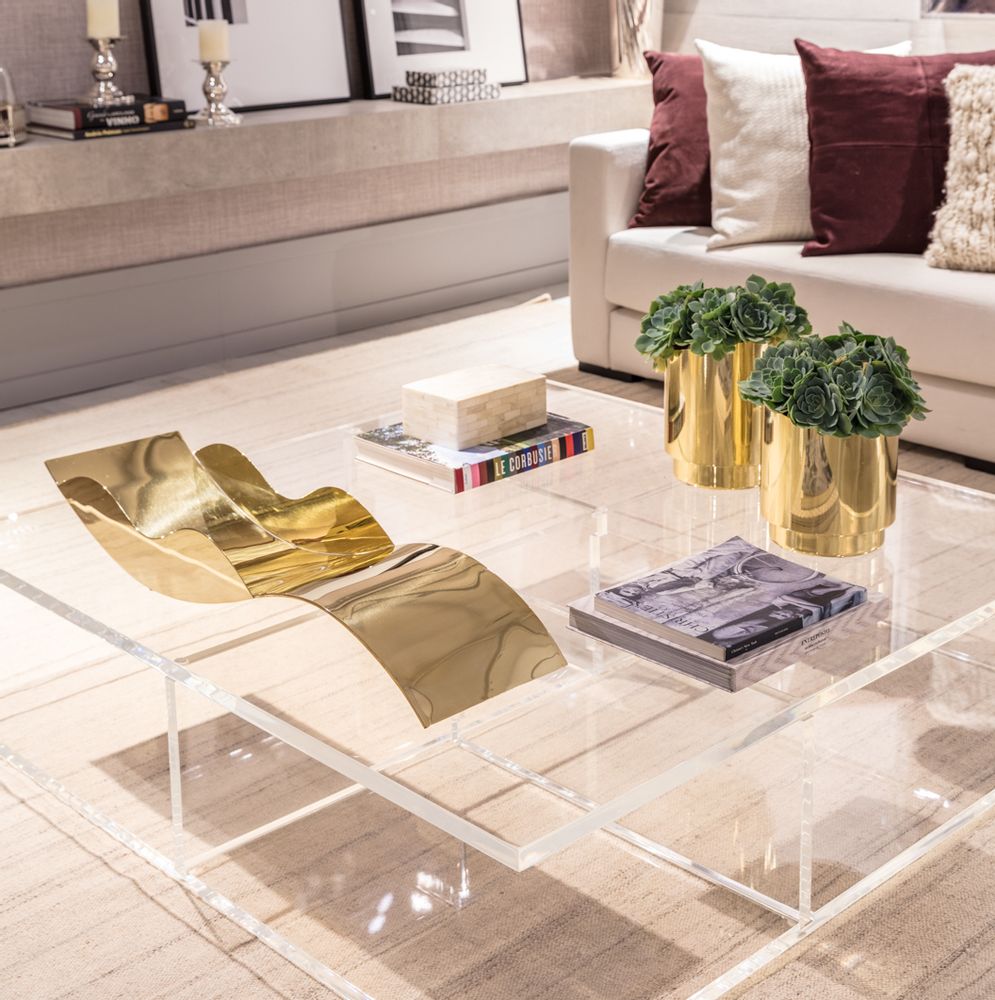 Objets design - Centre de table deux vagues - ST. JAMES