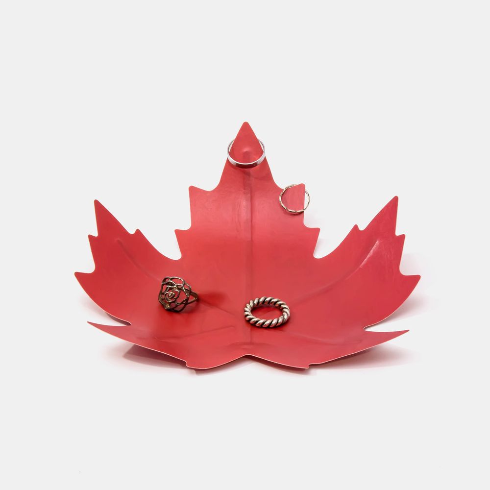 Trays - Flexible Hanji Paper Tray - Maple leaf - KHJ STUDIO
