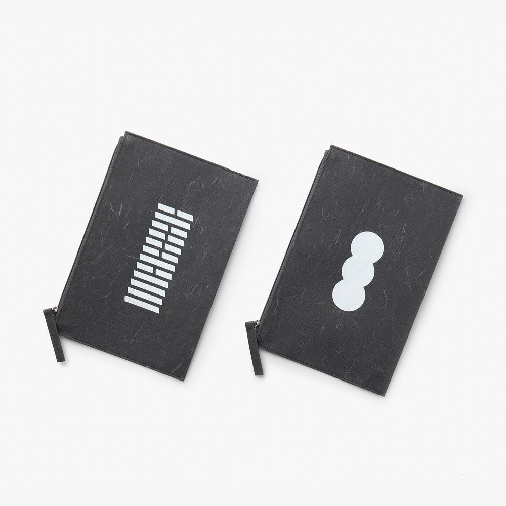 Clutches - Hanji paper pouch - Mono - KHJ STUDIO