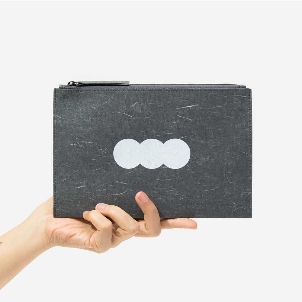 Clutches - Hanji paper pouch - Mono - KHJ STUDIO