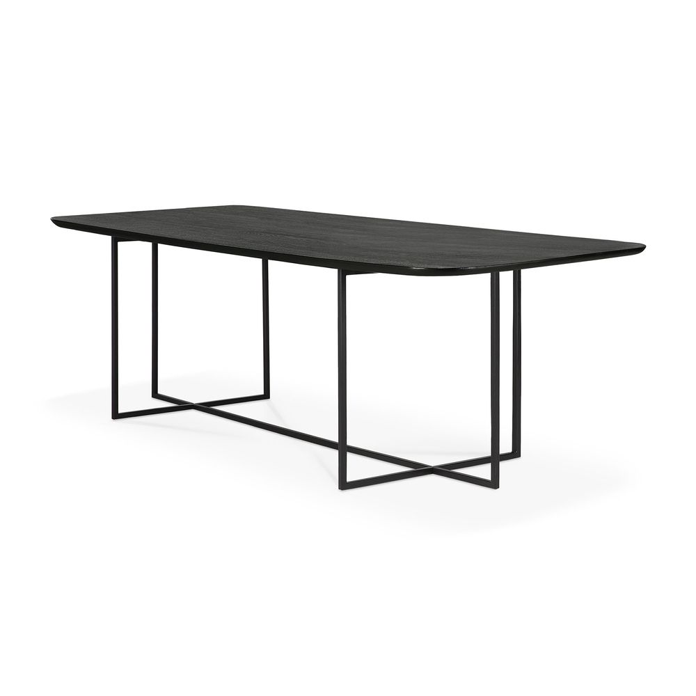 Dining Tables - Oak Arc black dining table - ETHNICRAFT