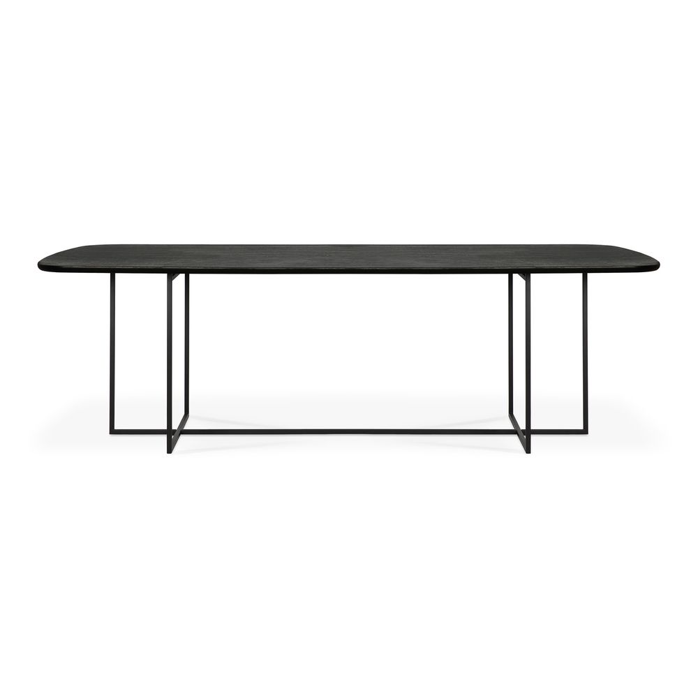 Dining Tables - Oak Arc black dining table - ETHNICRAFT