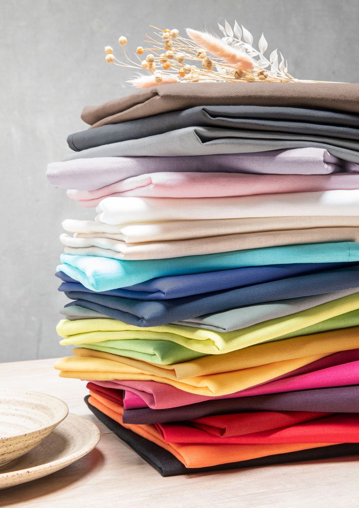 Linge de table textile - Cambrai Sable / Nappe et serviette - COUCKE