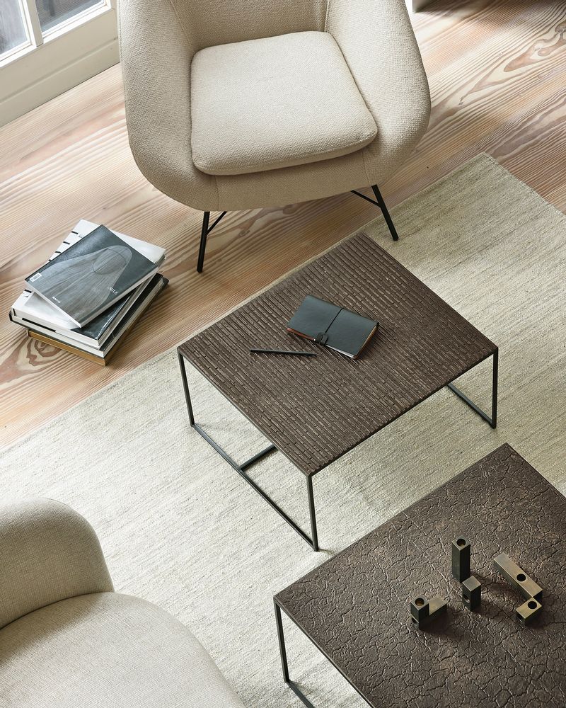 Tables basses - Ensemble de table basse gigogne Pentagone - Whisky - ETHNICRAFT
