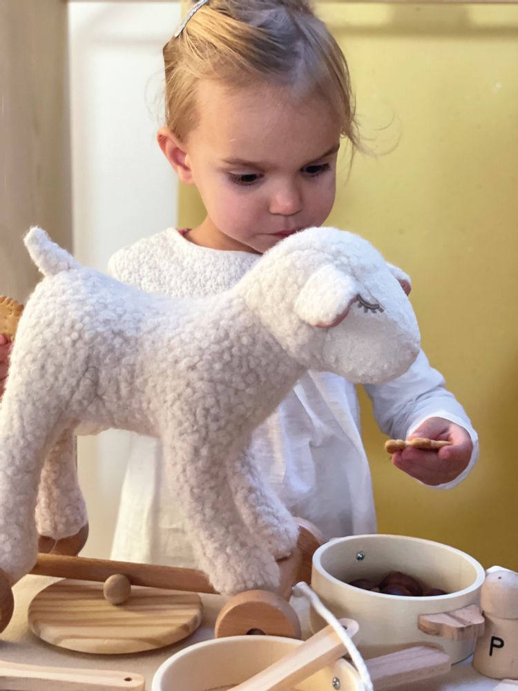 Soft toy - 591026 - PULL-ALONG MARY - EGMONT TOYS