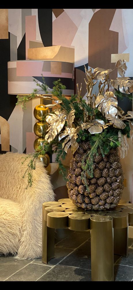 Vases - vase all Pinecones - VAN ROON LIVING