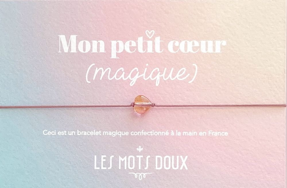 Jewelry - My Little Magic Heart : Pink - LES MOTS DOUX