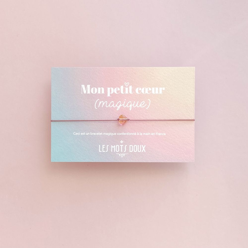 Jewelry - My Little Magic Heart : Pink - LES MOTS DOUX
