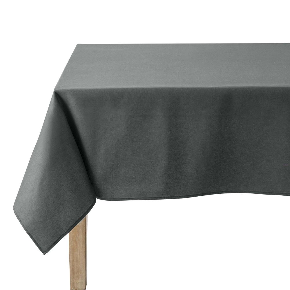 Linge de table textile - Cambrai Anthracite / Nappe et serviette - COUCKE