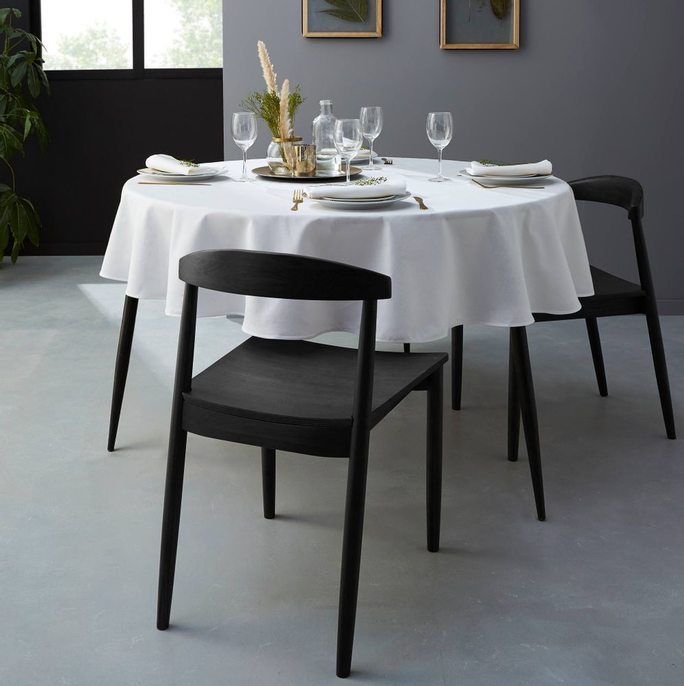 Linge de table textile - Cambrai Blanc / Nappe et serviette - COUCKE