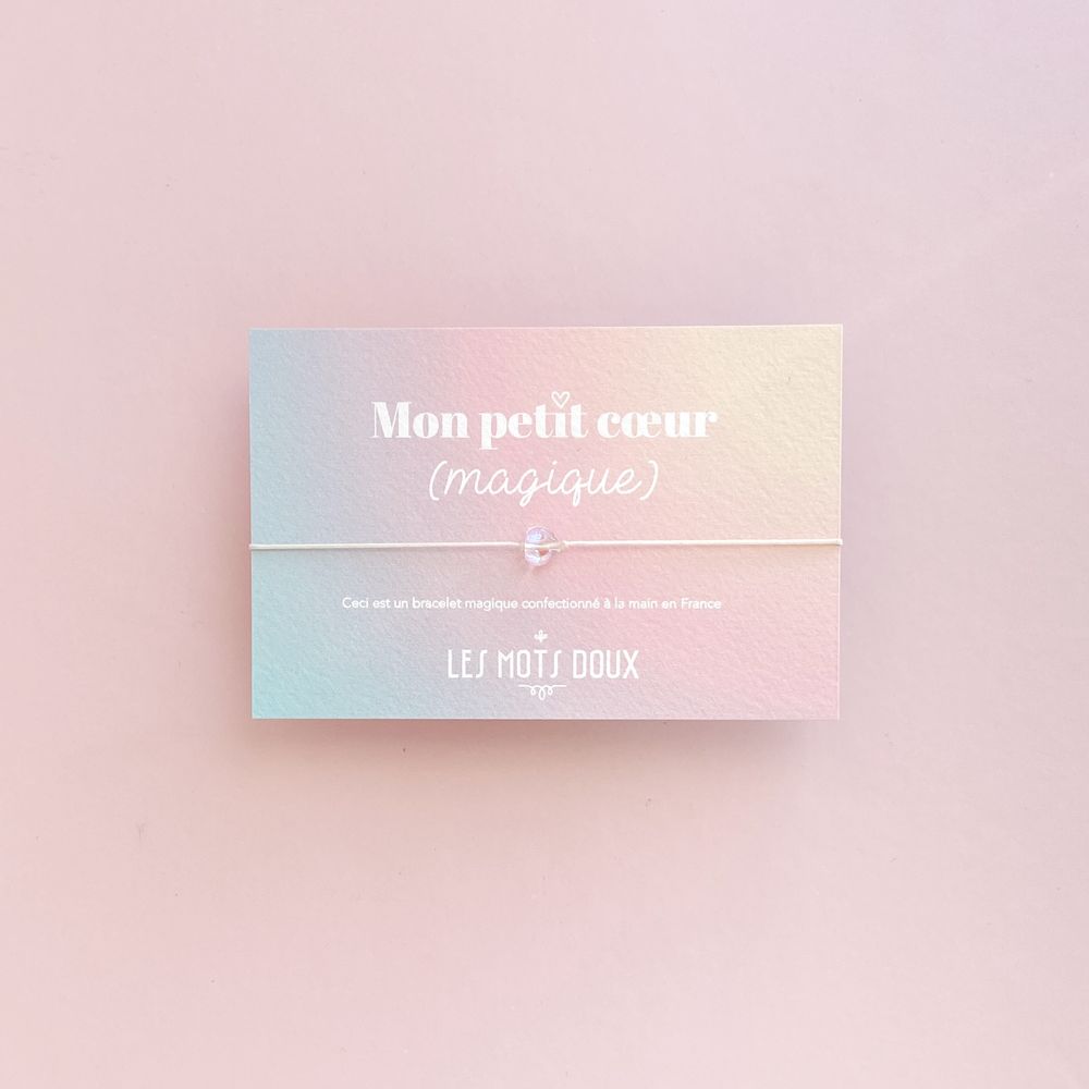 Bijoux - Mon Petit Coeur Magique : Cristal - LES MOTS DOUX