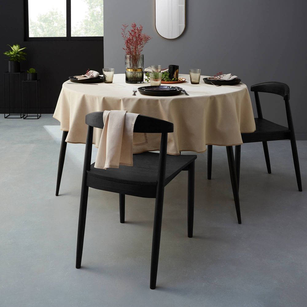 Linge de table textile - Cambrai Sable / Nappe et serviette - COUCKE