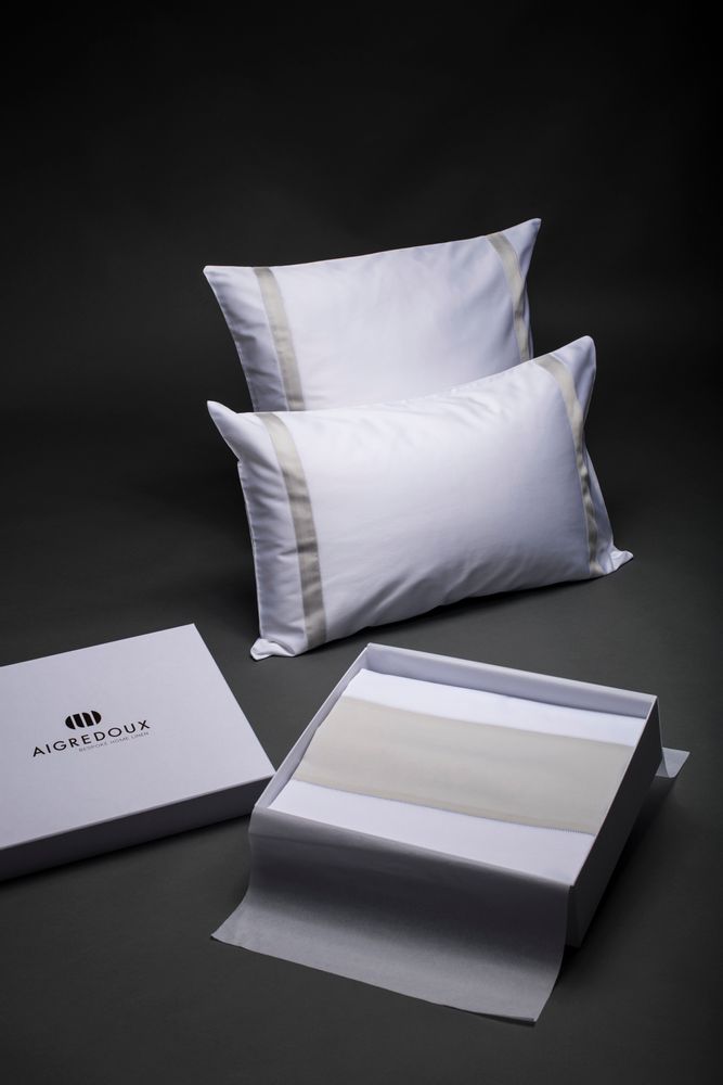 Linge - Taie d'oreiller Fuji - AIGREDOUX