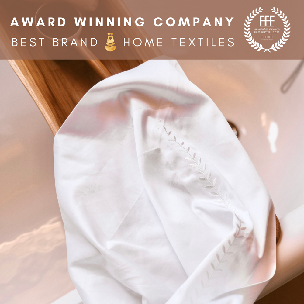 Linge de lit - 600 Thread Counts Sheet Set - Flat Sheet and Fitted Sheet + 2 Pillowcases 50*75 cm (FLAGSHIP) - VIDDA ROYALLE