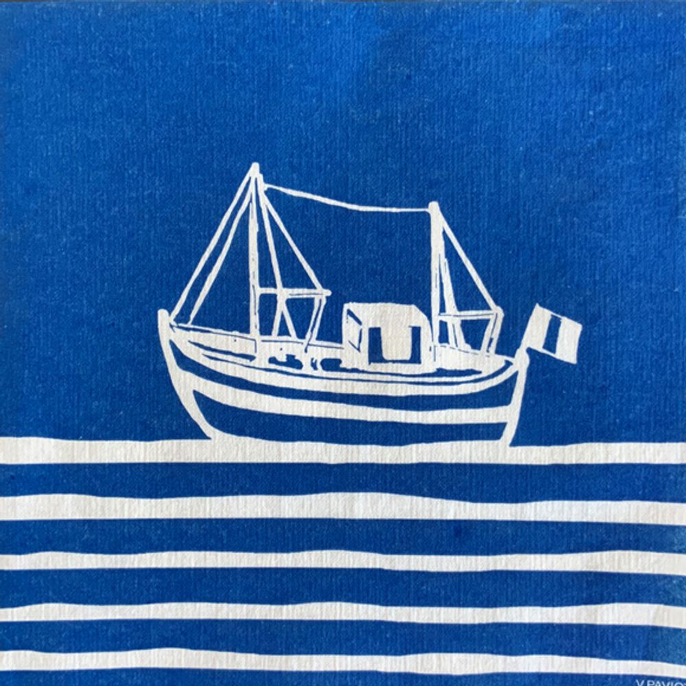 Napkins - Napkin Chalutier - FRANCOISE PAVIOT