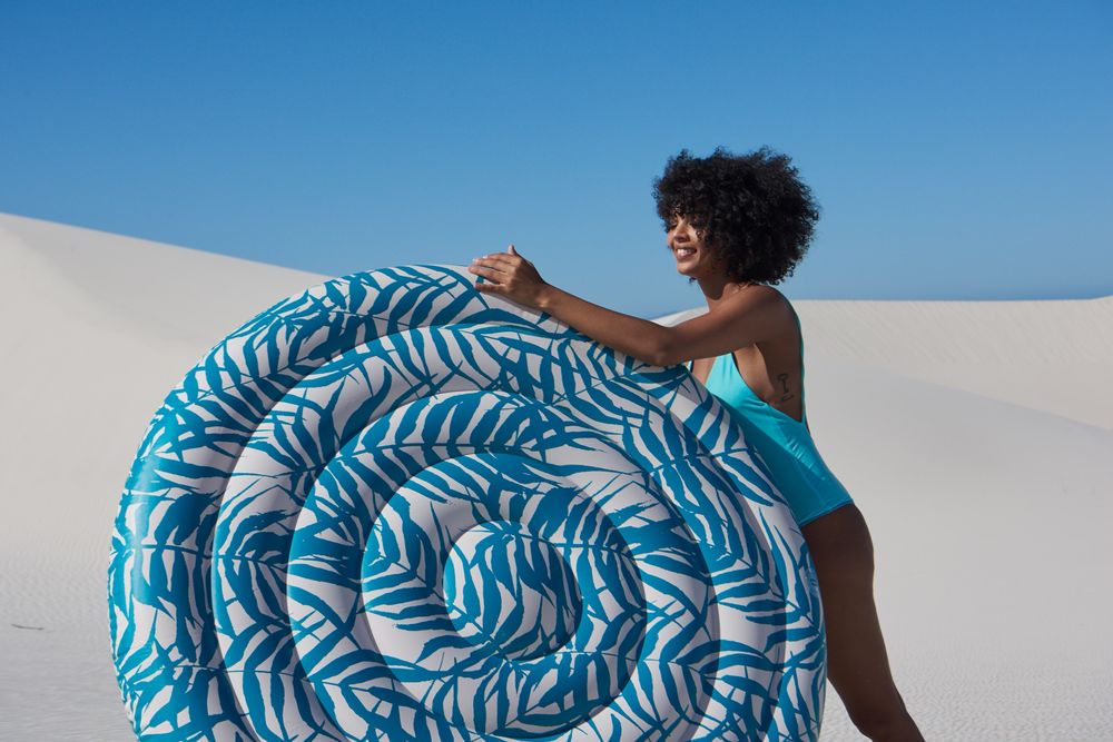 Decorative objects - Round mattress BAHIA green - THE NICE FLEET