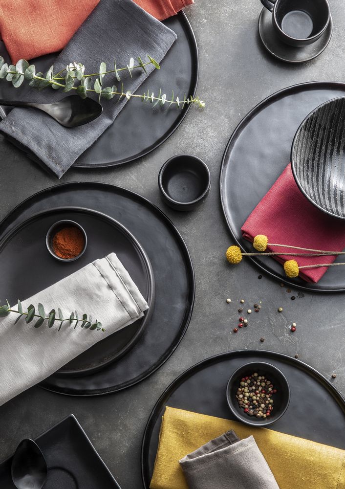 Table linen - La Lilloise Pavot / Tablecloth and napkin - COUCKE