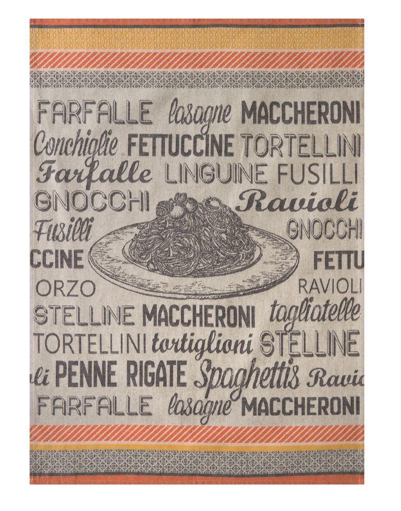 Torchons textile - Plats de Pâtes - Torchon jacquard - COUCKE