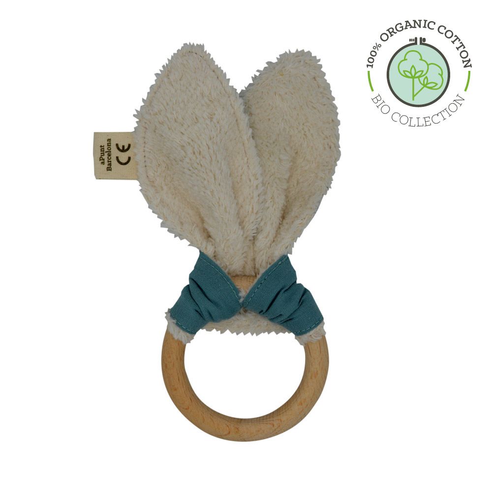 Gifts - Bunny organic teething ring - APUNT BARCELONA