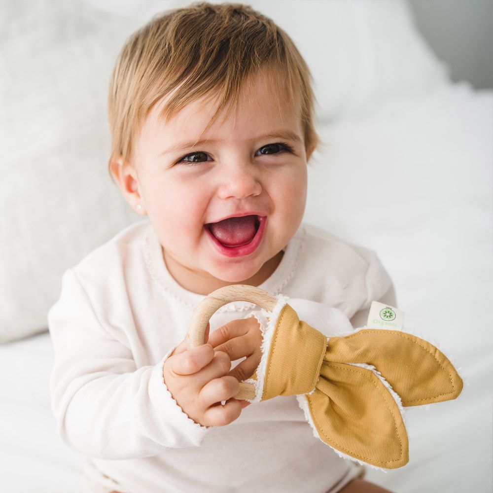 Gifts - Bunny organic teething ring - APUNT BARCELONA