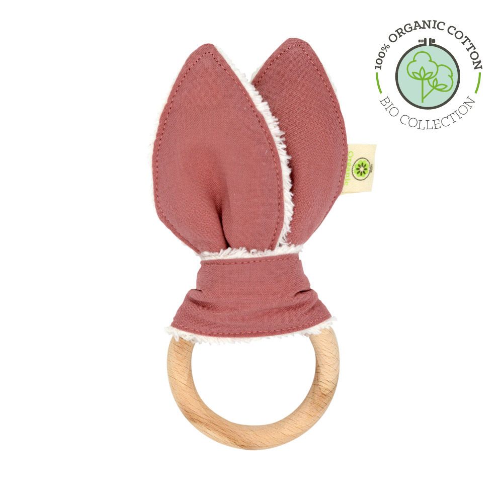 Gifts - Bunny organic teething ring - APUNT BARCELONA