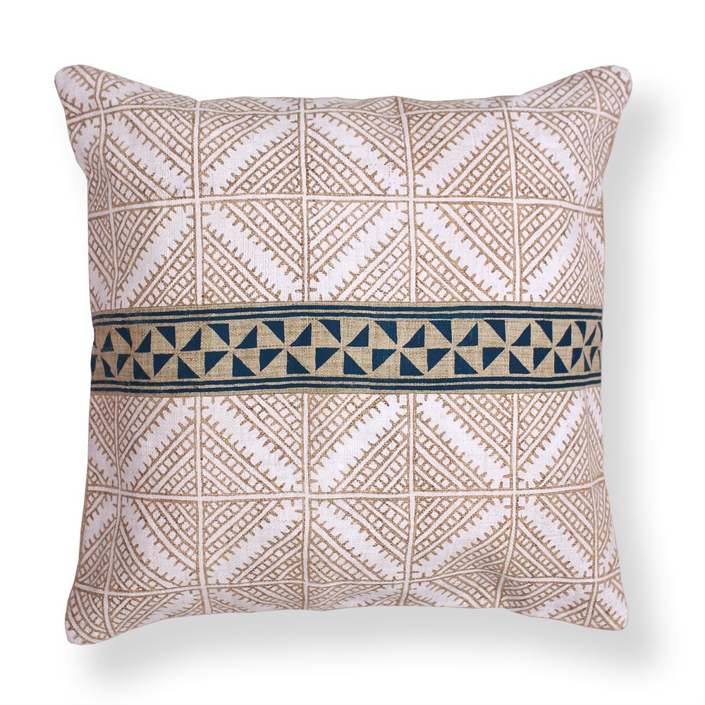 Fabric cushions - Hand woven printed cushion cover - PASSA PAA