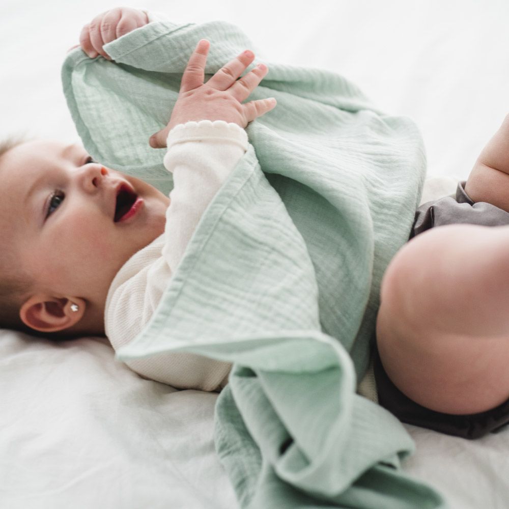 Gifts - Organic cotton muslin swaddle - APUNT BARCELONA