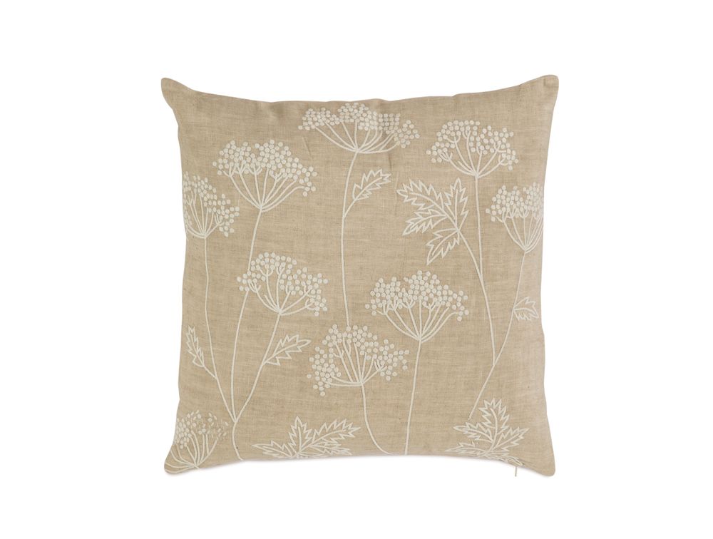 Coussins - Ivy linen and cotton cushion 45x45cm AX22120 - ANDREA HOUSE