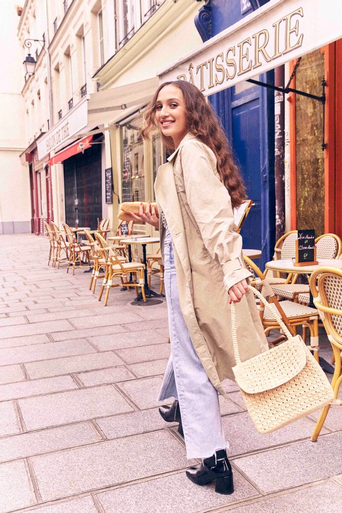 Sacs et cabas - Sac en raphia fait main FELICIE - SANABAY PARIS