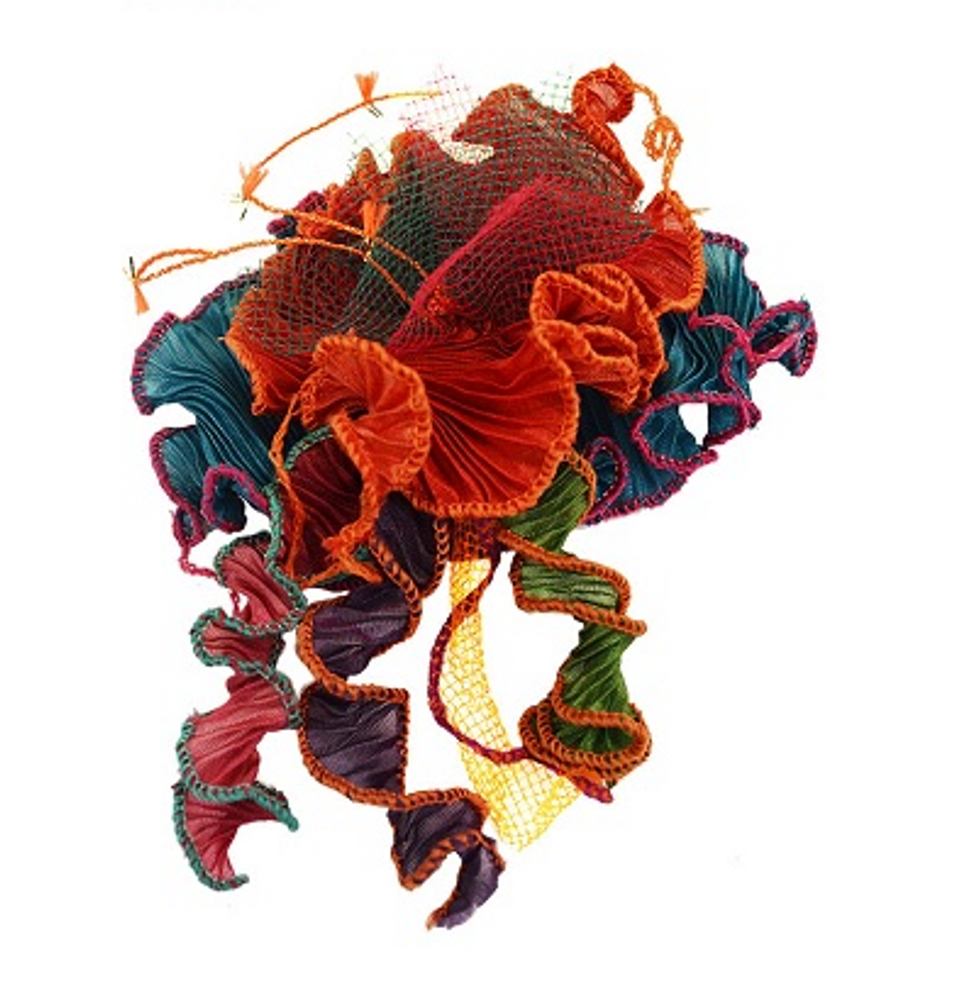 Bijoux - Broches textiles Etincelles - LINÉ-GÖLZ
