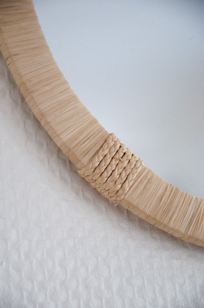 Miroirs - Miroirs en Raphia fabriqué à la main  - MON SOUK FRANCE