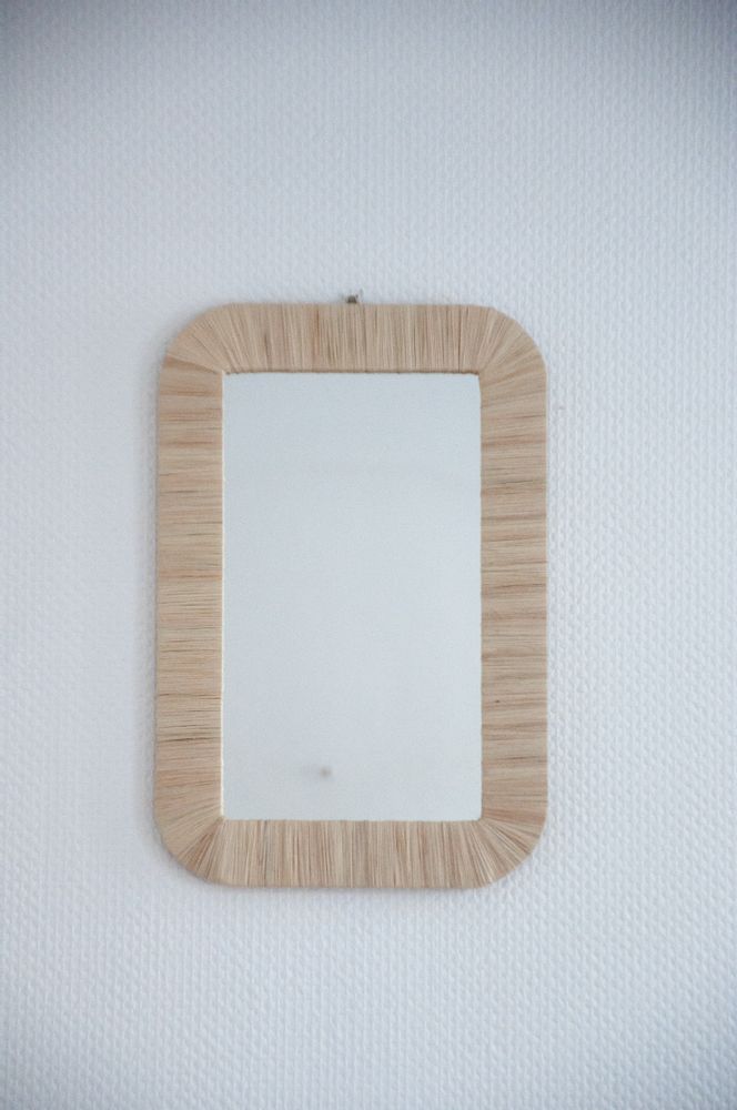 Miroirs - Miroirs en Raphia fabriqué à la main  - MON SOUK FRANCE