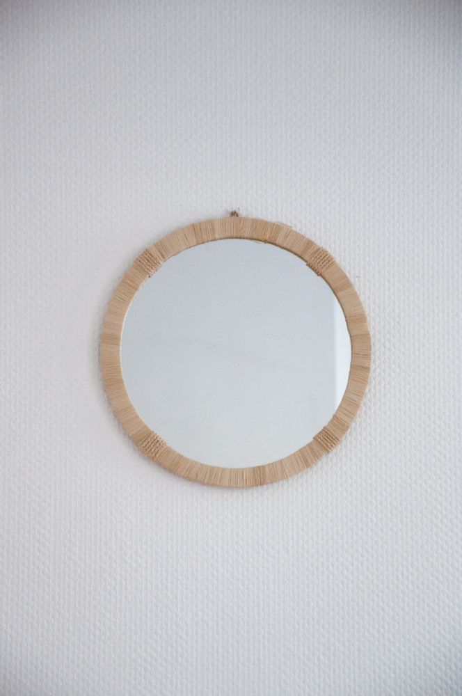 Miroirs - Miroirs en Raphia fabriqué à la main  - MON SOUK FRANCE