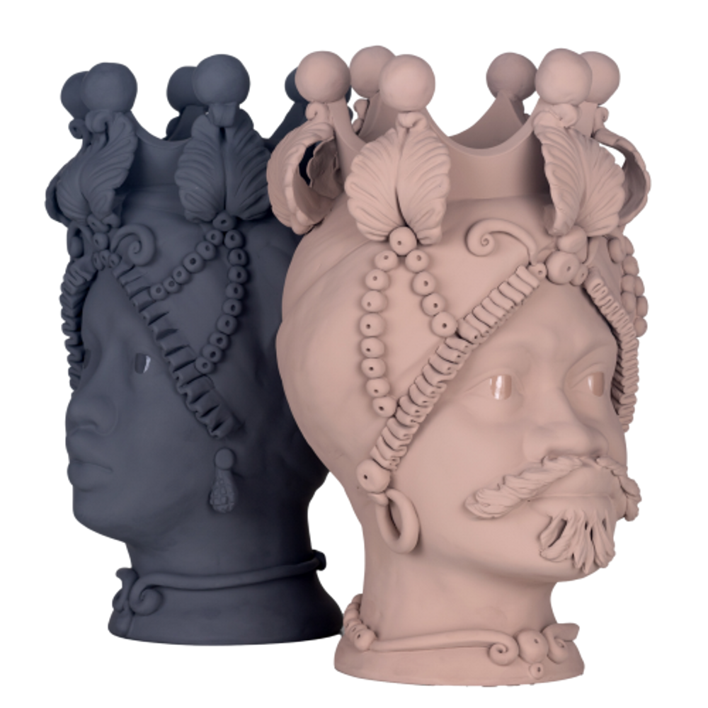 Vases - MOORISH HEADS - MOSCHE BIANCHE