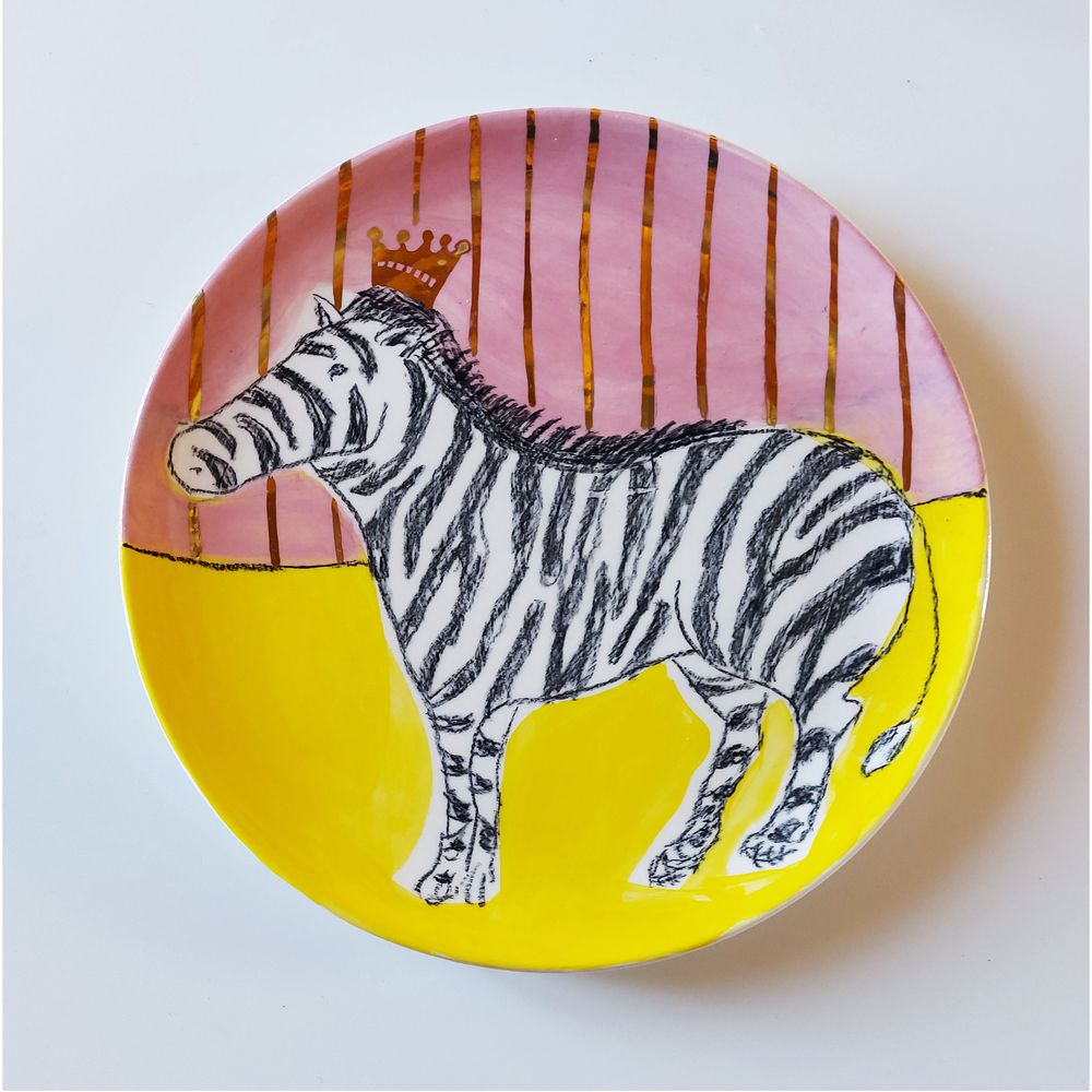 Assiettes au quotidien - PLATEAUX AUTOPORTRAIT DESIGN UNIQUE - MOSCHE BIANCHE