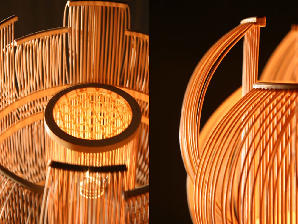 Hotel bedrooms - SEN - Bamboo Desk Lamp - METROCS