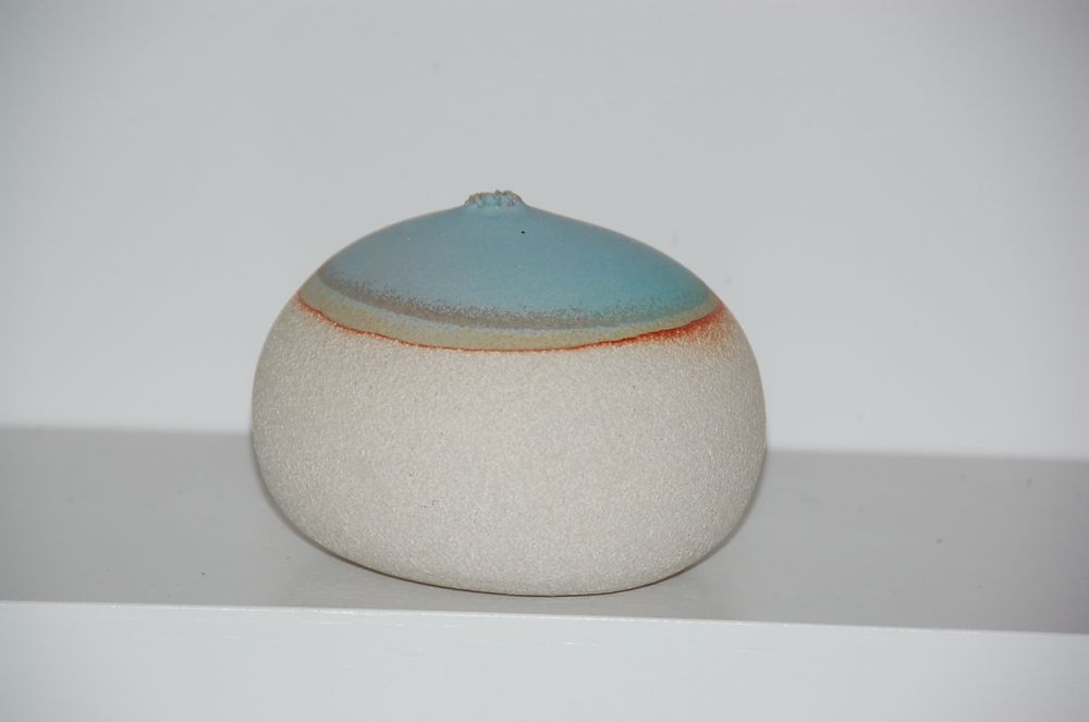 Vases - Galet - Soliflore en porcelaine - BLEU TERRE