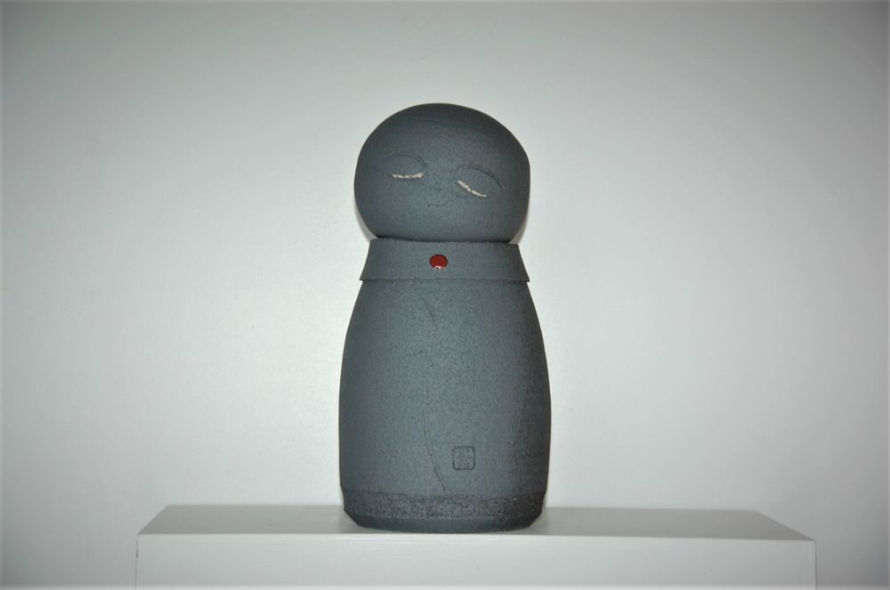 Céramique - Bouddha-Jizô. - BLEU TERRE