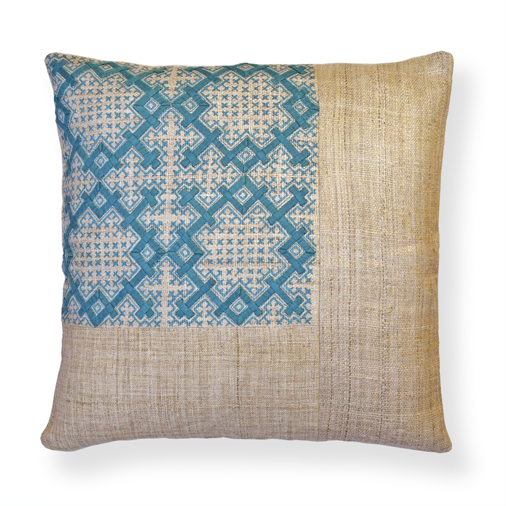 Coussins textile - Hand woven printed cushion cover - PASSA PAA