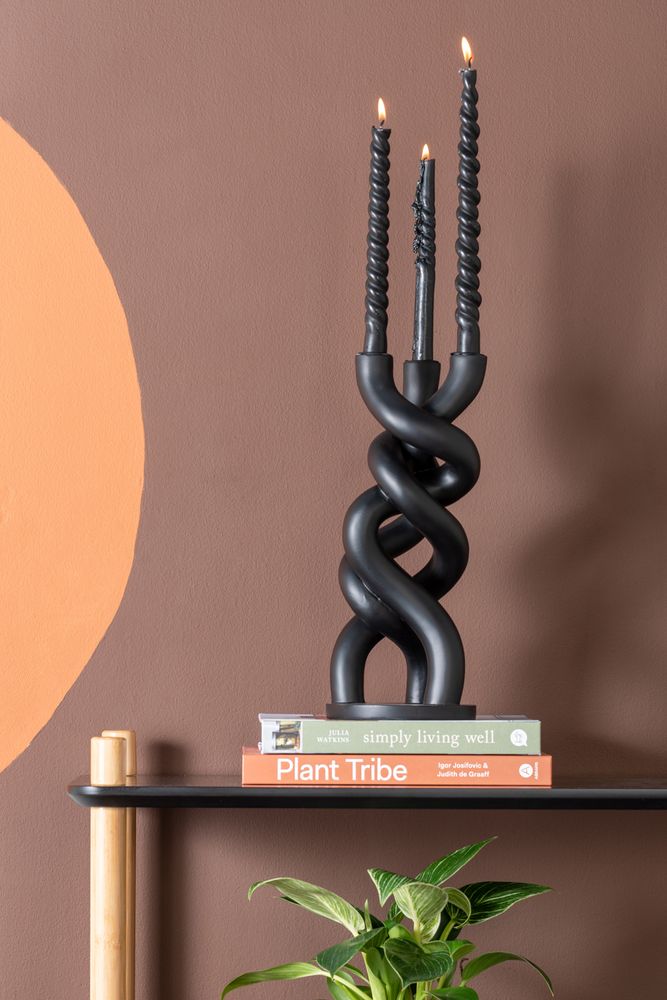 Objets design - Bougeoir noeud torsadé - PRESENT TIME