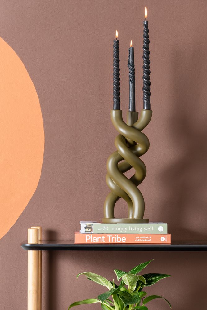 Objets design - Bougeoir noeud torsadé - PRESENT TIME