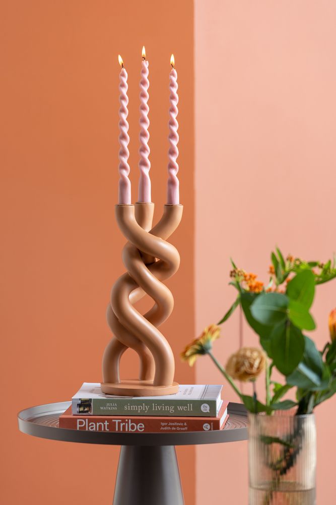 Objets design - Bougeoir noeud torsadé - PRESENT TIME