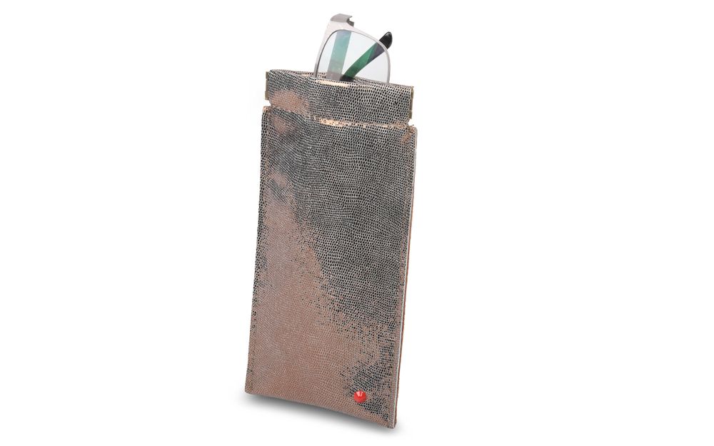 Petite maroquinerie - ETUI A LUNETTE CLIC-CLAC - BANDIT MANCHOT