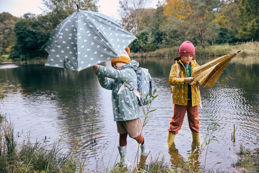 Vêtements enfants - Parapluie, imperméable et bottes de pluie pour enfant - FRESK