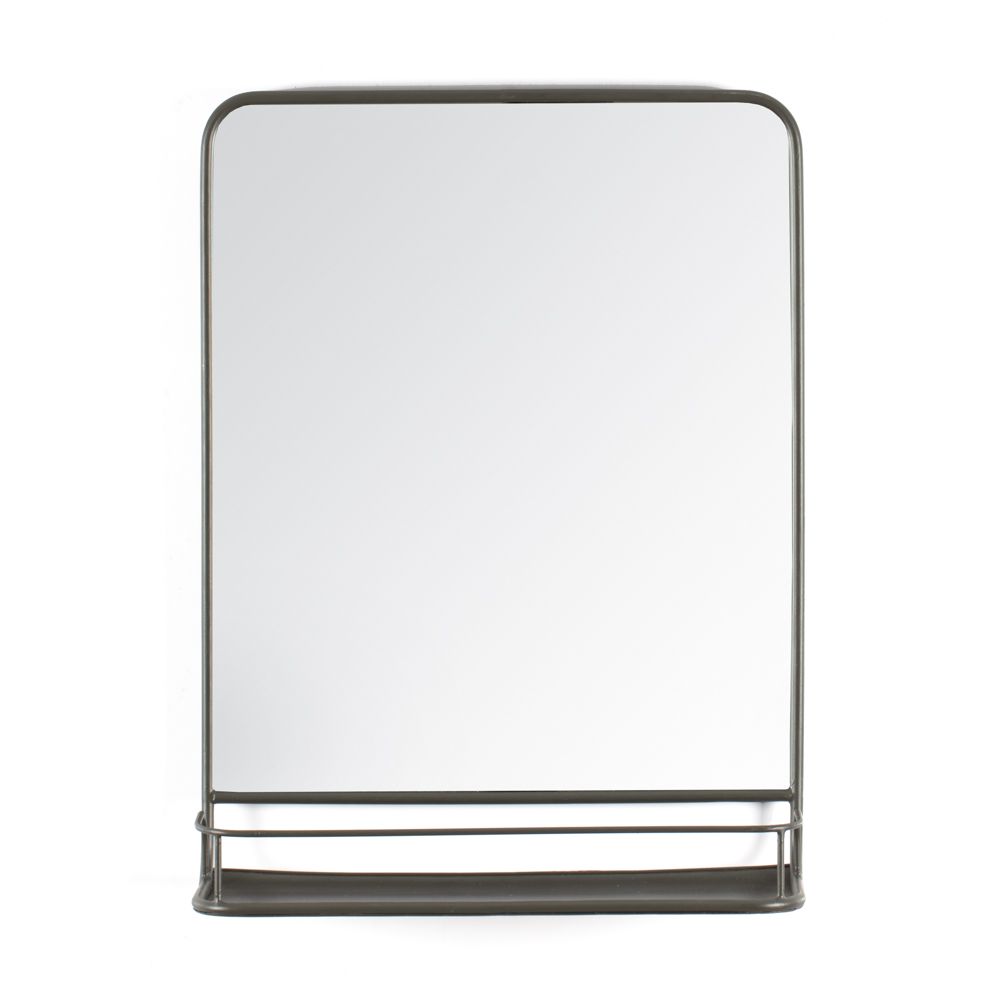 Mirrors - Moselle Wall Mirror With Shelf - MH LONDON