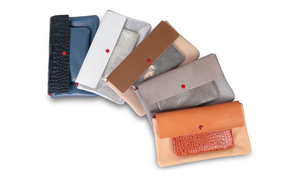 Leather goods - ZIPPED ALL-IN-ONE PURSE WITH FLAP - BANDIT MANCHOT