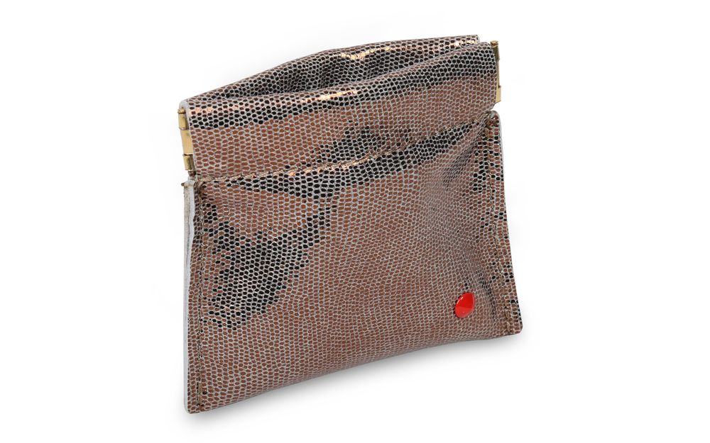 Petite maroquinerie - PORTE-MONNAIE CLIC-CLAC - BANDIT MANCHOT