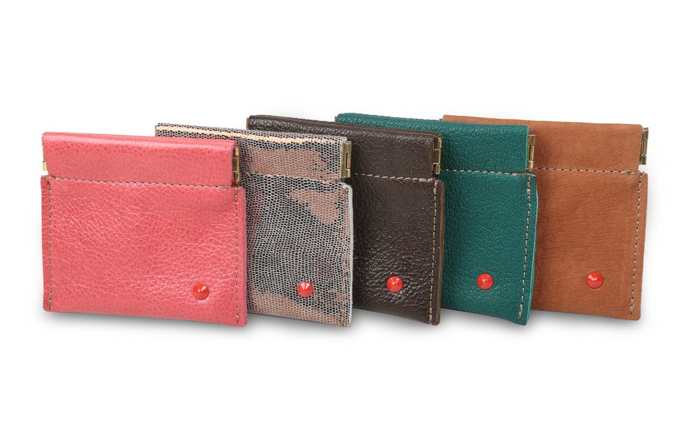 Petite maroquinerie - PORTE-MONNAIE CLIC-CLAC - BANDIT MANCHOT
