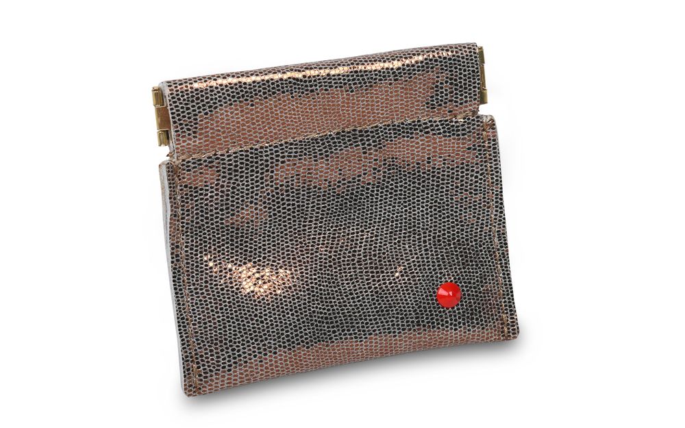 Petite maroquinerie - PORTE-MONNAIE CLIC-CLAC - BANDIT MANCHOT