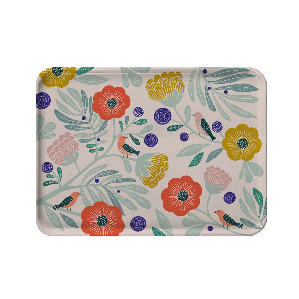 Plateaux - Plateau en bouleau rectangle L Mini Labo - ATOMIC SODA